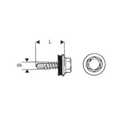 WKRĘT SAMOWIERTNY 4.8*35MM RAL 9005                         