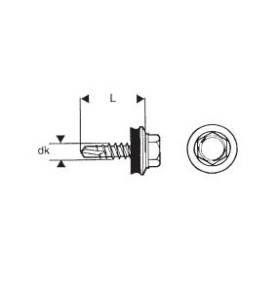 WKRĘT SAMOWIERTNY 4.8*35MM RAL 9002                         