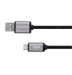 KABEL USB 2.0V-WTYK TYPU C 1M                               