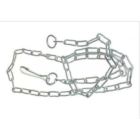 ŁAŃCUCH DLA PSA DŁUGI OCYNKOWANY 3MB 2MM                    