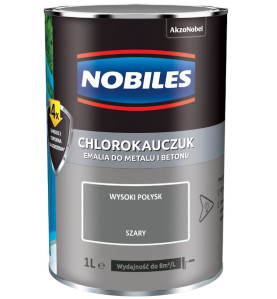 NOBILES EMALIA CHLOROKAUCZUKOWA SZARY JASNY RAL 7035 0.9L   