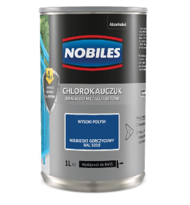 NOBILES EMALIA CHLOROKAUCZUKOWA NIEBIESKA RAL 5010 0.9L     