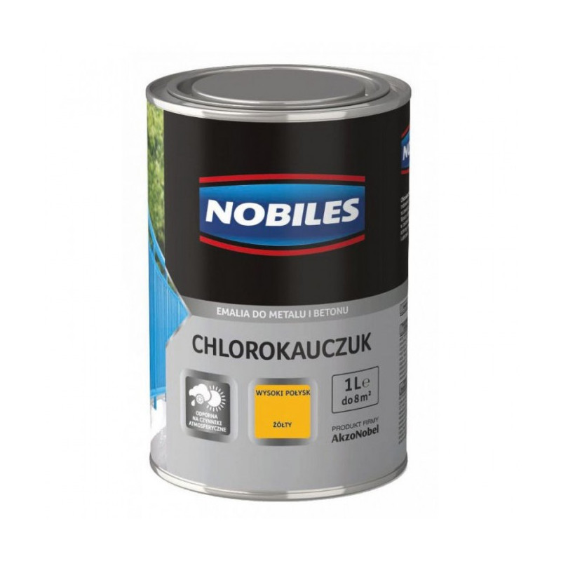 NOBILES EMALIA CHLOROKAUCZUKOWA ŻÓŁTA 0.9L                  