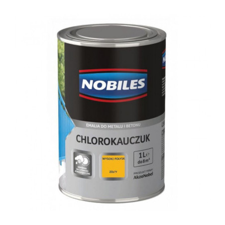 NOBILES EMALIA CHLOROKAUCZUKOWA ŻÓŁTA 0.9L                  