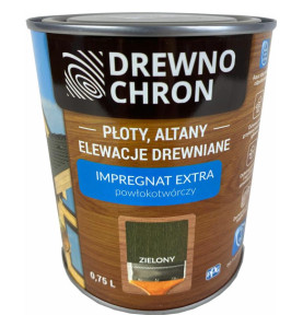 DREWNOCHRON IMPREGNAT POWŁOKOTWÓRCZY ZIELONY 0.75L          