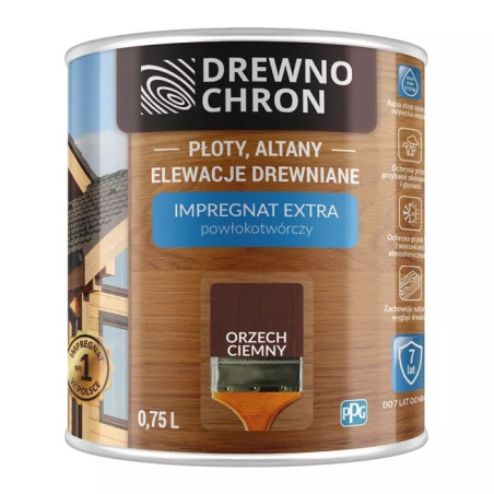 DREWNOCHRON IMPREGNAT POWŁOKOTWÓRCZY ORZECH CIEMNY 4.5L     