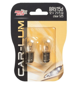 ŻARÓWKA BAY15D 12V 21/5W CLEAR (2PAK)                       