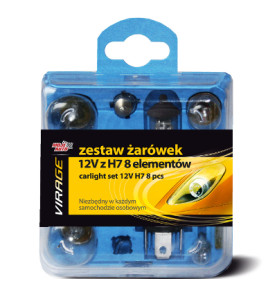 ZESTAW ŻARÓWEK 12V Z H7 8 ELEM.                             