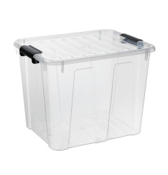 POJEMNIK DO PRZECHOWYWANIA Z POKRYWĄ HOME BOX 40L           