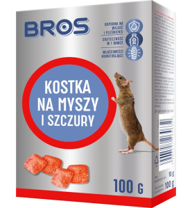 KOSTKA NA MYSZY I SZCZURY 100G                              