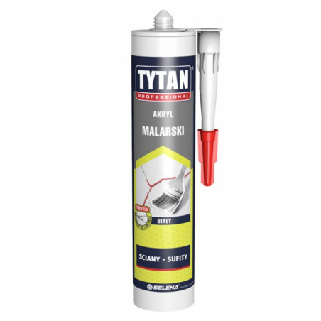 AKRYL TYTAN MALARSKI 280ML BIAŁY                            