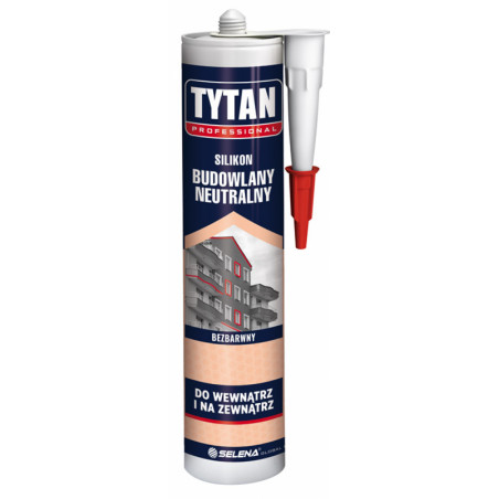 SILIKON NEUTRALNY BUDOWLANY TYTAN 280ML CZARNY              