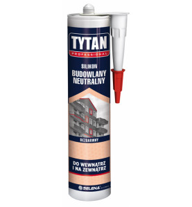 SILIKON NEUTRALNY BUDOWLANY TYTAN 280ML CZARNY              