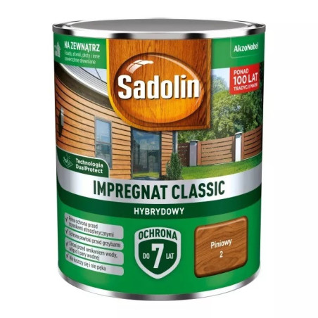 SADOLIN IMPREGNAT CLASSIC HYBRYDOWY 7 LAT PINIOWY 0.75L     