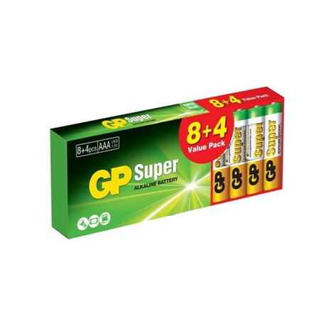 BATERIA SUPER ALKALINE AAA LR3 1.5V 12 SZTUK                