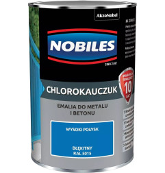 NOBILES EMALIA CHLOROKAUCZUKOWA NIEBIESKI BŁĘ RAL 5015 0.9L 