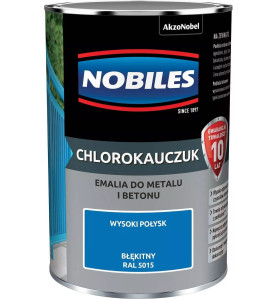 NOBILES EMALIA CHLOROKAUCZUKOWA NIEBIESKI BŁĘ RAL 5015 0.9L 