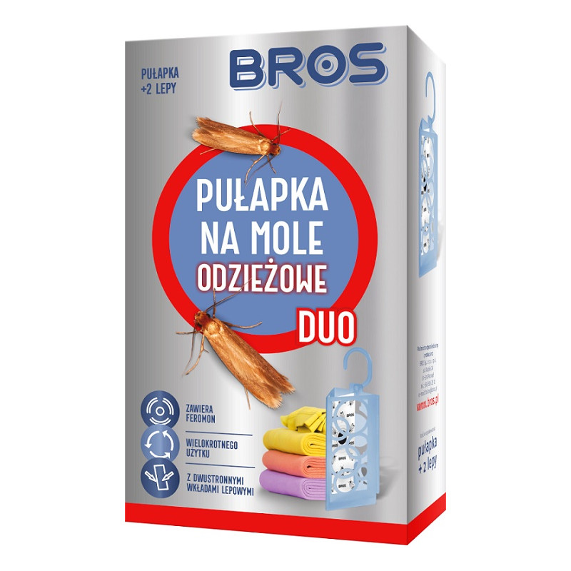 PUŁAPKA NA MOLE ODZIEŻOWE DUO + 2 WKŁADY                    