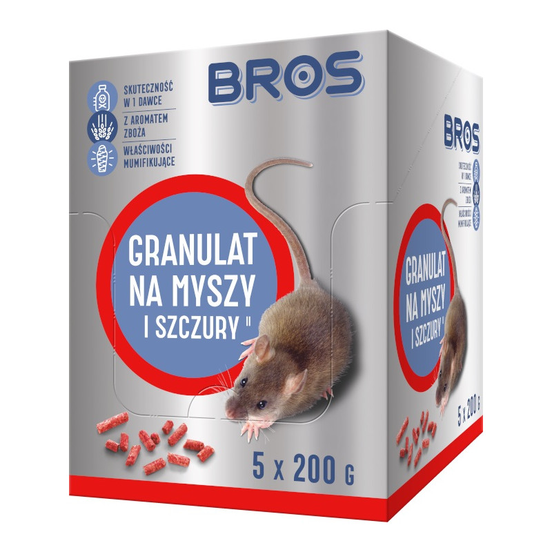 GRANULAT NA MYSZY I SZCZURY 1KG                             