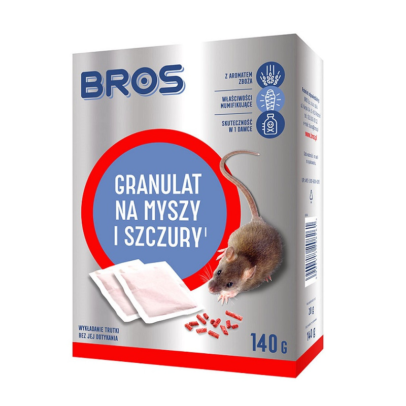 GRANULAT NA MYSZY I SZCZURY 140G                            