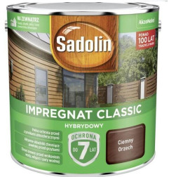 SADOLIN IMPREGNAT CLASSIC HYBRYDOW 7 LAT ORZECH CIEMNY 0.75L