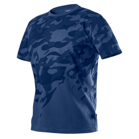 T-SHIRT ROBOCZY CAMO NAVY, ROZMIAR XXL                      