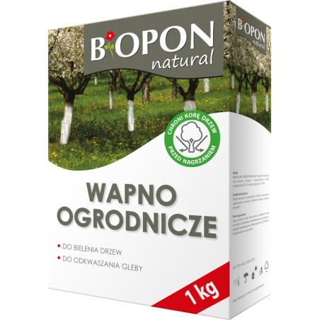 .WAPNO, OGRODNICZE DO BIELENIA I ODKWASZANIA GLEBY, 1 KG    