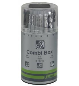 ZESTAW WIERTEŁ COMBI BOX 3-10MM.                            