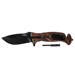 NÓŻ SURVIVALOWY SKŁADANY 22CM, 6W1                          