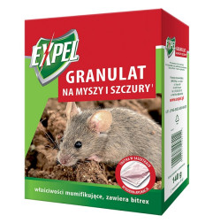 GRANULAT NA MYSZY I SZCZURY 140G EXPEL                      