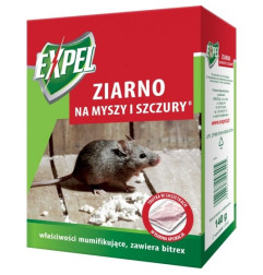 ZIARNO NA MYSZY I SZCZURY 140G EXPEL                        