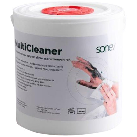 ŚCIERECZKI SONEX MULTI CLEANER, WIADERKO 150 LISTKÓW        