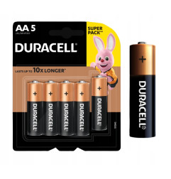 BATERIA DURACELL BASIC AA LR6 1.5V 5 SZTUK                  