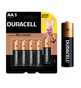 BATERIA DURACELL BASIC AA LR6 1.5V 5 SZTUK                  