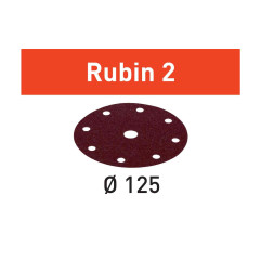 KRĄŻKI ŚCIERNE RUBIN2 STF D125/8 P120 RU2/10                