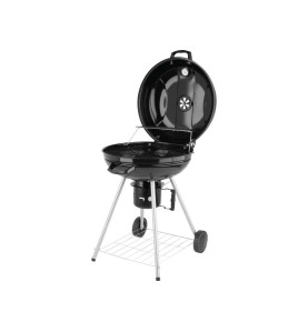 GRILL WĘGLOWY OKRĄGŁY Z POKRYWĄ 54CM                        