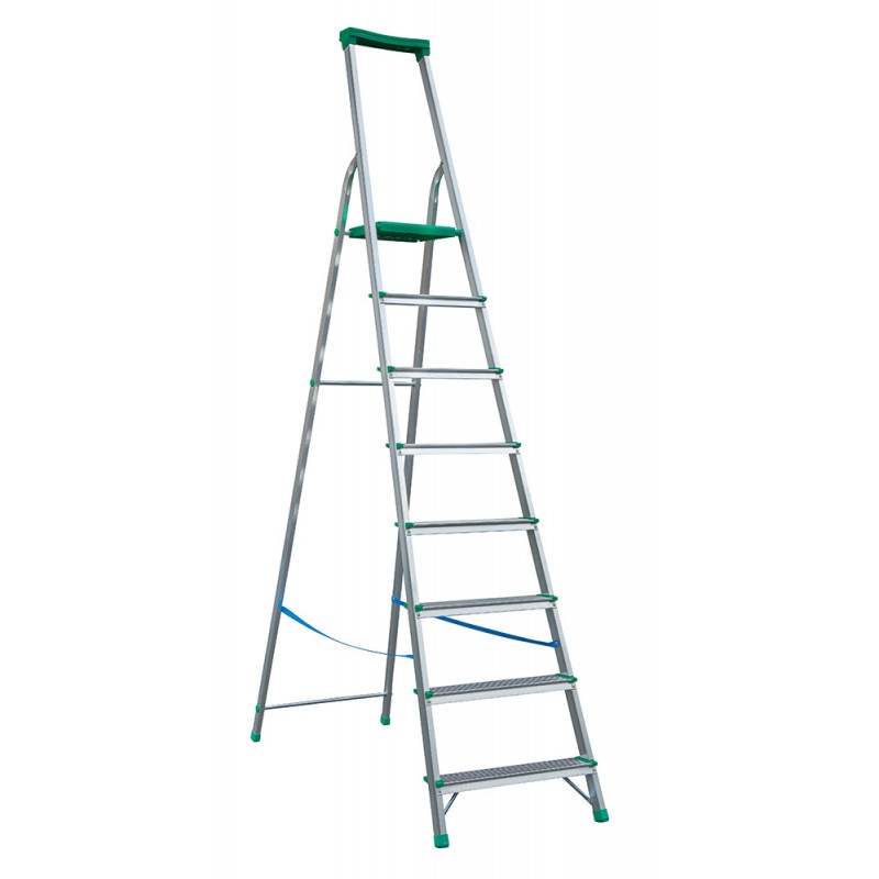 DRABINA ALUMINIOWA WOLNOSTOJĄCA 252CM 7 STOPNI + PODEST     