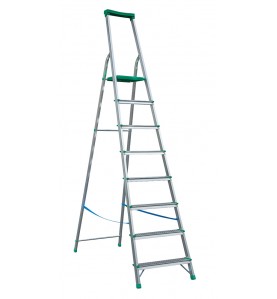 DRABINA ALUMINIOWA WOLNOSTOJĄCA 252CM 7 STOPNI + PODEST     