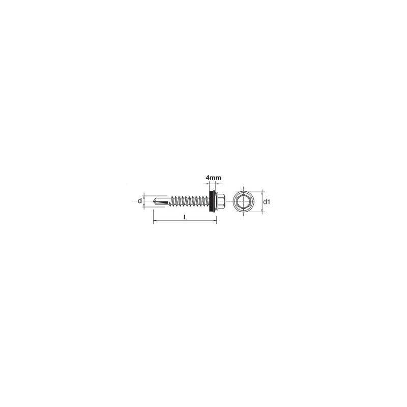 WKRĘT SAMOWIERTNY IMPAX Z EPDM OCYNKOWANY 5.575MM 5MM     