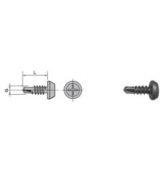 WKRĘT SAMOWIERTNY FOSFATYZOWANY 3.9*9.5MM                   