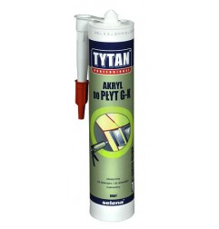 AKRYL TYTAN DO PŁYT GIPSOWO-KARTONOWYCH 280ML BIAŁY         