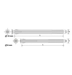 ŁĄCZNIK DO MOCOWANIA OŚCIEŻNIC 10*72MM                      