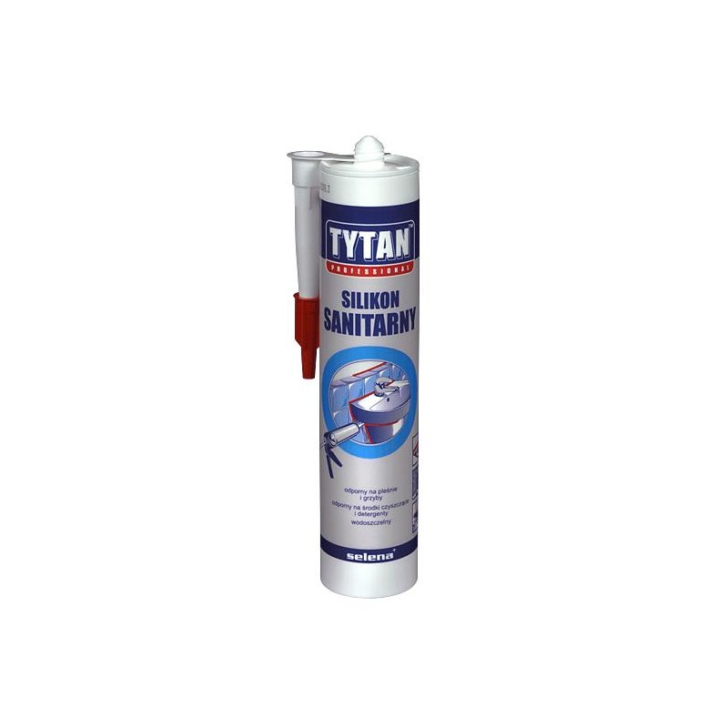 SILIKON SANITARNY TYTAN 280ML BIAŁY                         