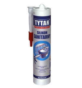 SILIKON SANITARNY TYTAN 280ML BIAŁY                         