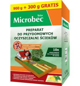 AKTYWATOR DO OCZYSZCZALNI  - MICROBEC BIO 900G+300GRATIS    