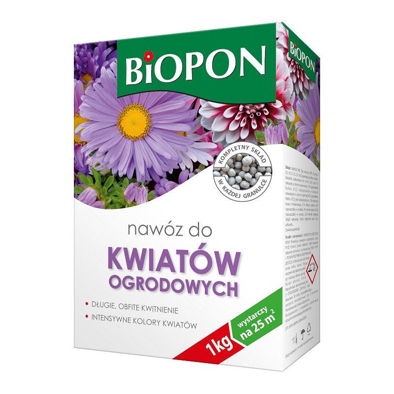 NAWÓZ - DO KWIATÓW OGRODOWYCH GRANULAT 1KG                  