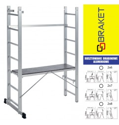RUSZTOWANIE ALUMINIOWE DRABINOWE ECO 2X8                    