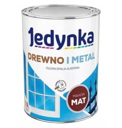 EMALIA ALKIDOWA DO DREWNA I METALU MAHOŃ 0,9L               