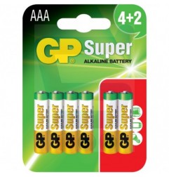 BATERIA SUPER ALKALINE AAA LR3 1.5V 6 SZTUK                 