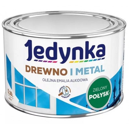 EMALIA ALKIDOWA DO DREWNA I METALU ZIELONY 0,36L            